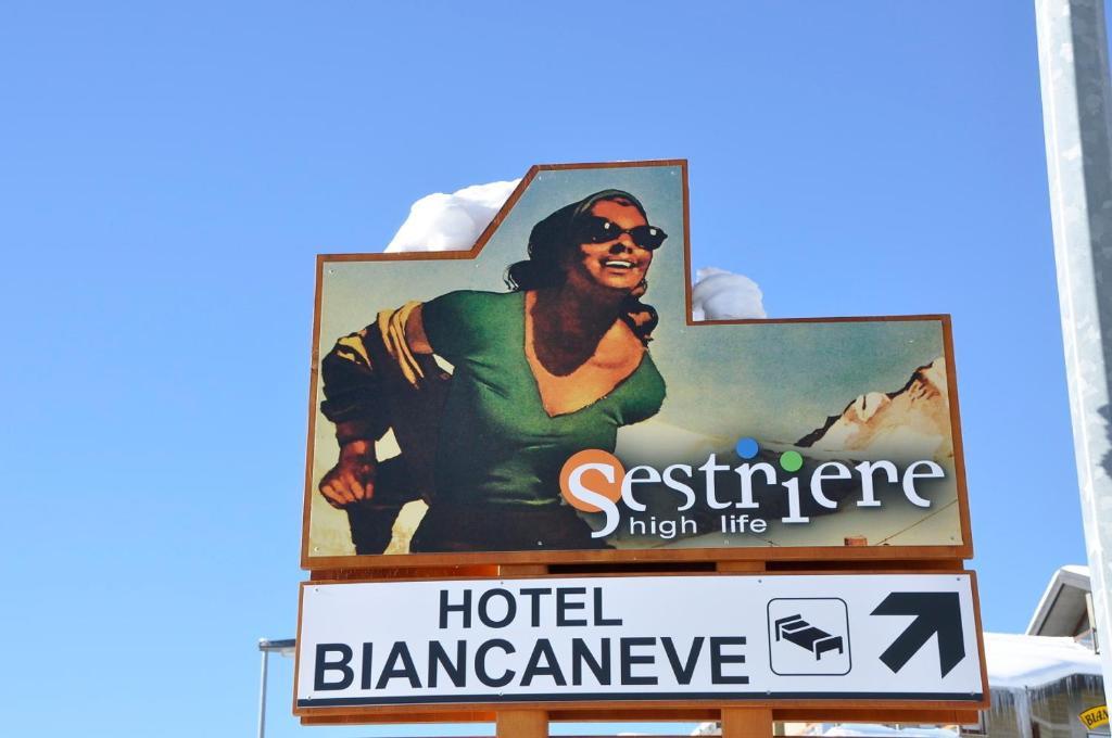 Hotel Biancaneve Colle Colle Sestriere Eksteriør billede
